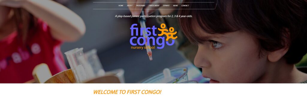 first congo homepage
