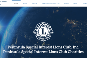 Lions Club Homepage screen cap